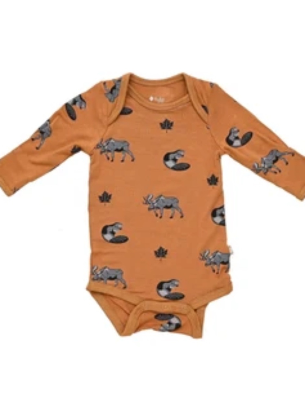 Kyte BABY Canadian Long Sleeve Onesie 18-24M Bamboo NWT